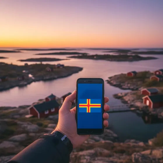 Airnetly eSIM for the Åland Islands – mobile internet for travelers in Northern Europe.