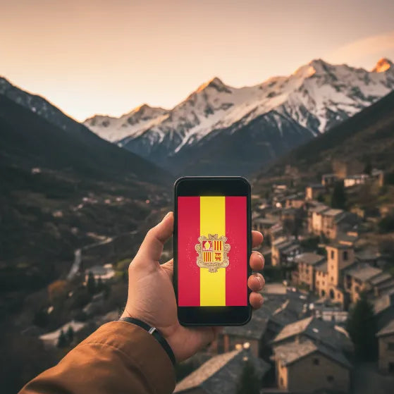 Airnetly eSIM für Andorra – günstiges Internet ohne teure Roamingkosten.