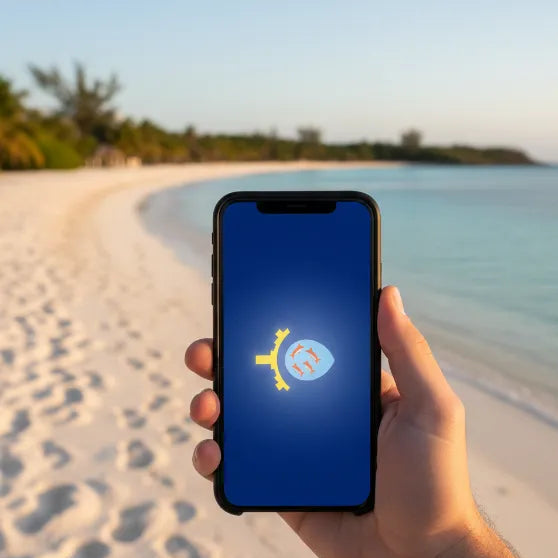Airnetly eSIM for Anguilla – mobile internet for Caribbean travelers.