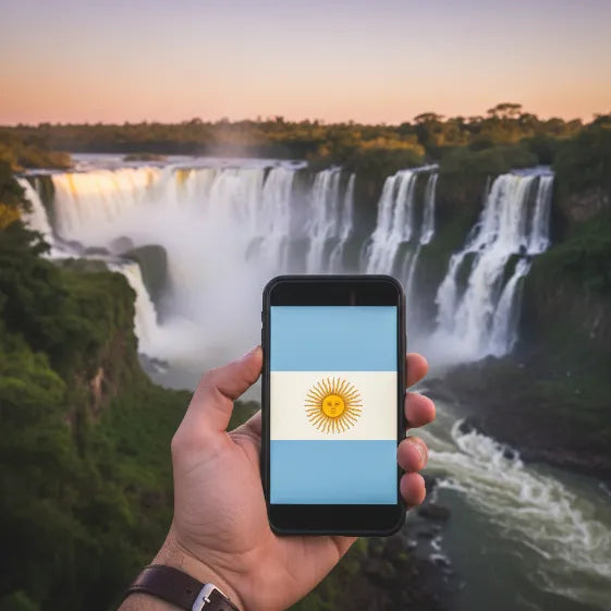 eSIM de Airnetly para Argentina: Internet móvil para viajes a Sudamérica.