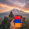 Airnetly eSIM for Armenia – digital SIM card for instant internet access.
