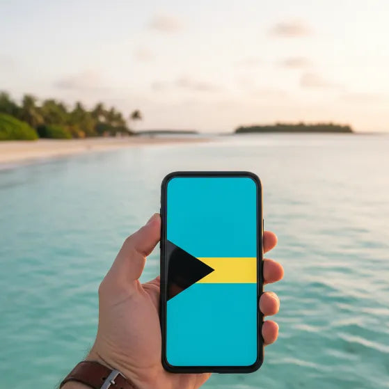 Airnetly eSIM for the Bahamas – fast internet for your Caribbean vacation.