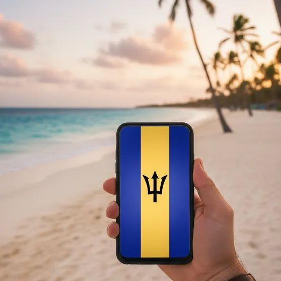 Airnetly eSIM for Barbados – travel eSIM for fast internet on the beach.