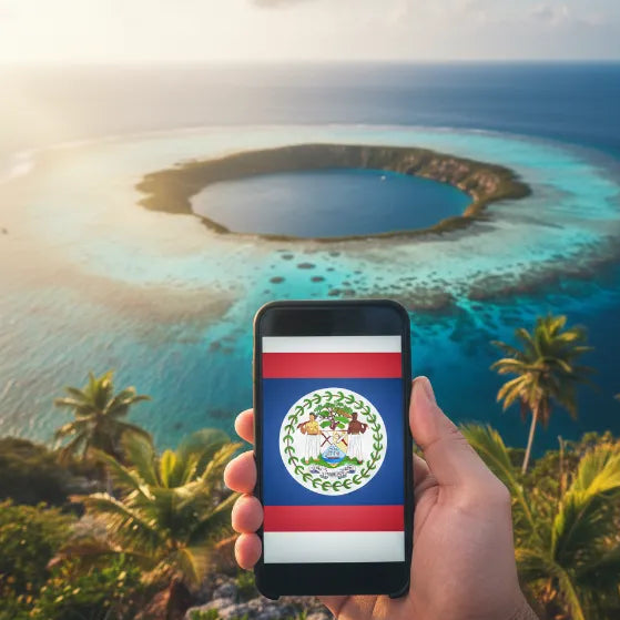 Airnetly eSIM for Belize – mobile internet for Central America.