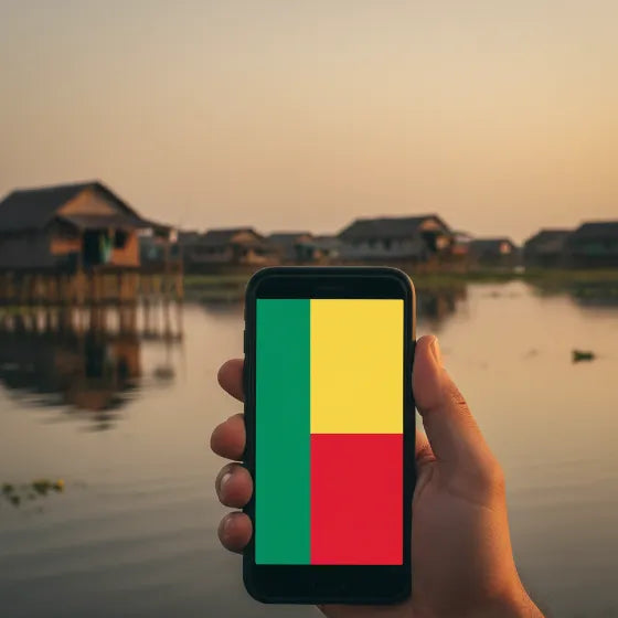 eSIM de Airnetly para Benín: acceso a Internet estable para África Occidental.