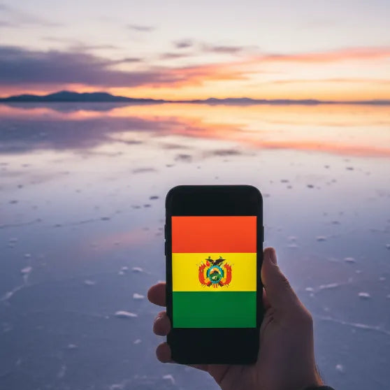 eSIM de Airnetly para Bolivia: Internet móvil para aventureros en Sudamérica.