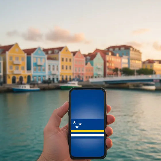 eSIM de Airnetly para Curazao: Internet rápido para tu viaje al Caribe.