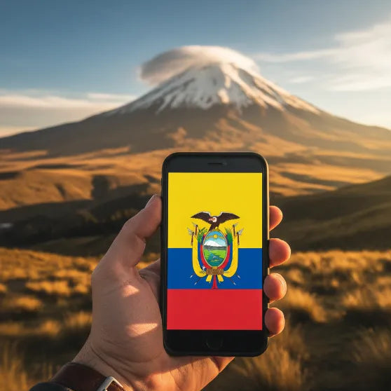 Airnetly eSIM for Ecuador – mobile internet for South America.