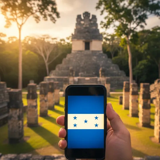 Airnetly eSIM for Honduras – digital SIM card for Central America.