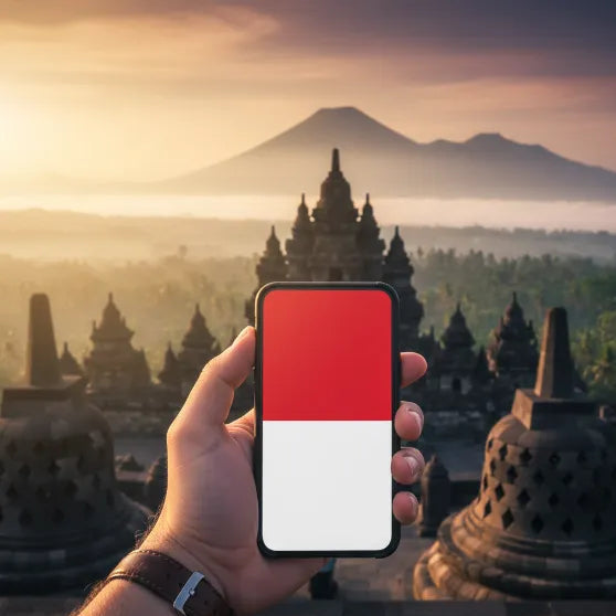 eSIM de Airnetly para Indonesia: Internet móvil para Bali y Java.