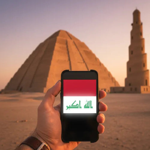 Airnetly eSIM für den Irak – mobile Daten für Reisende.