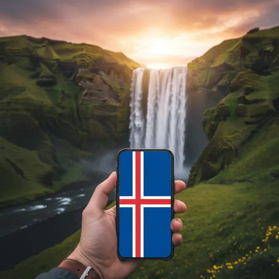 Airnetly eSIM for Iceland – stable mobile internet for road trips.