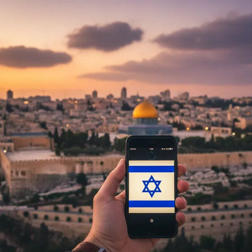 Airnetly eSIM für Israel – schnelles mobiles Internet vor Ort.