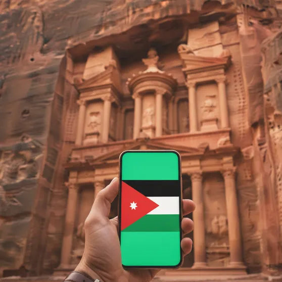 Airnetly eSIM for Jordan – mobile internet for travel to Jordan.