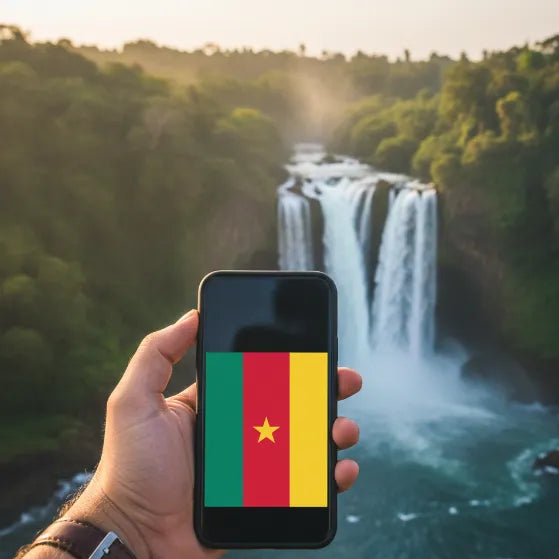 Airnetly eSIM für Kamerun – Prepaid-Internet für Zentralafrika.