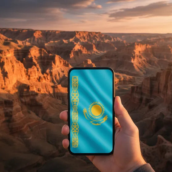 Airnetly eSIM für Kasachstan – mobiles Internet für Zentralasien.