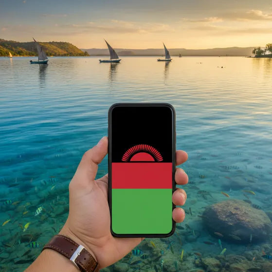 Airnetly eSIM für Malawi – Prepaid-Daten für das südöstliche Afrika.