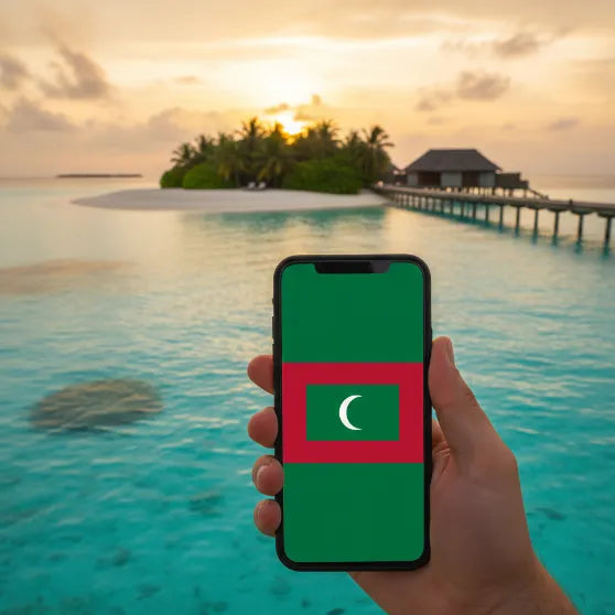 Airnetly eSIM für die Malediven – Urlaub-Internet im Inselparadies.