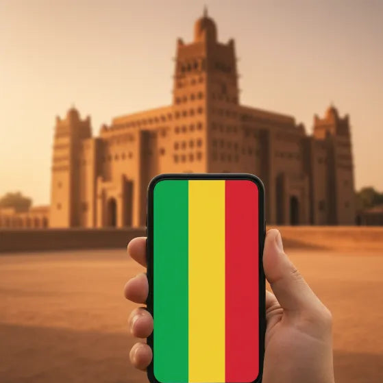 Airnetly eSIM für Mali – mobile Daten für Westafrika.