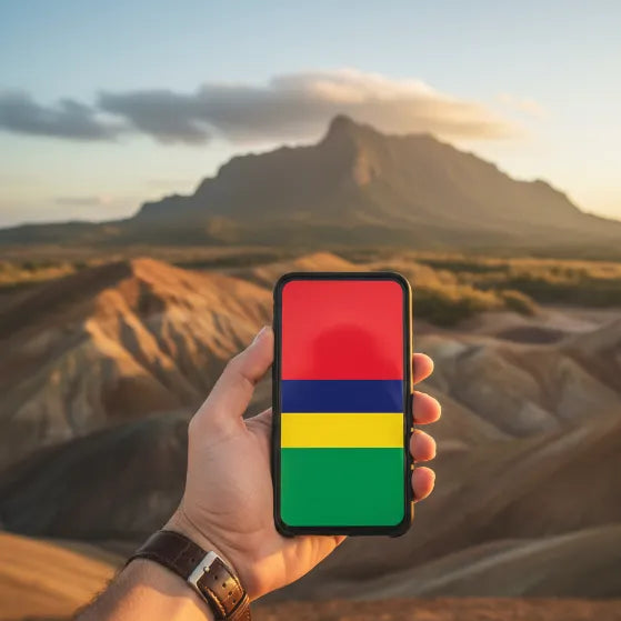 Airnetly eSIM für Mauritius – Reise-Datenplan für den Indischen Ozean.