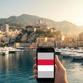 eSIM de Airnetly para Mónaco: SIM digital para la Riviera Francesa.