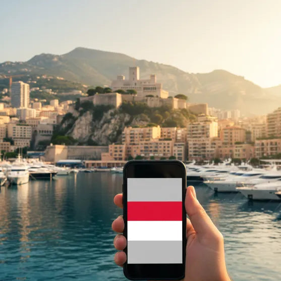 Airnetly eSIM für Monaco – digitale SIM für die französische Riviera.