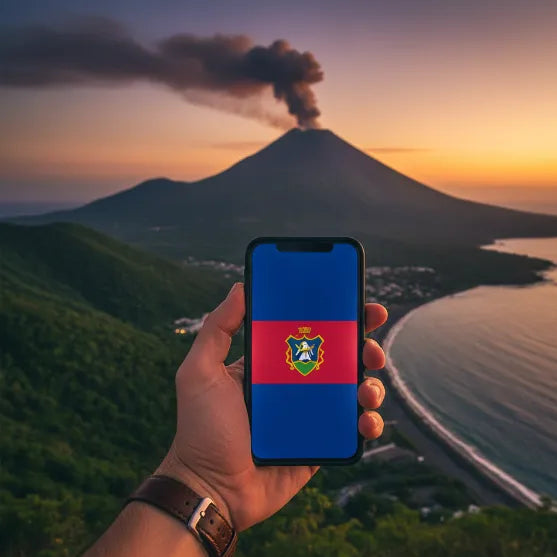 Airnetly eSIM für Montserrat – mobile Daten für die Karibik.