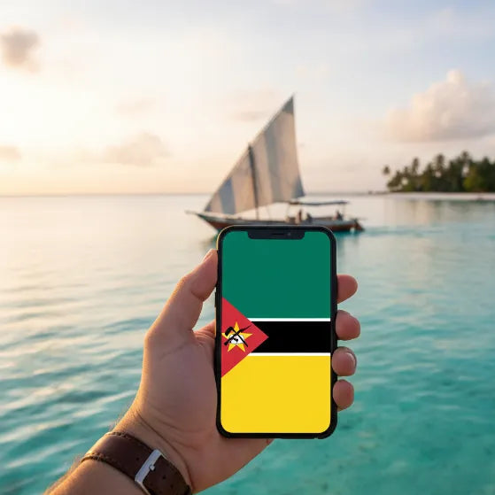 Airnetly eSIM für Mosambik – mobiles Internet für Südostafrika.