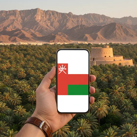 Airnetly eSIM for Oman – Travel Internet for the Middle East.