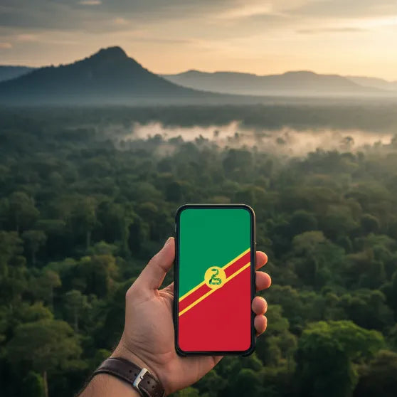 Airnetly eSIM for the Republic of Congo – mobile data for Central Africa.
