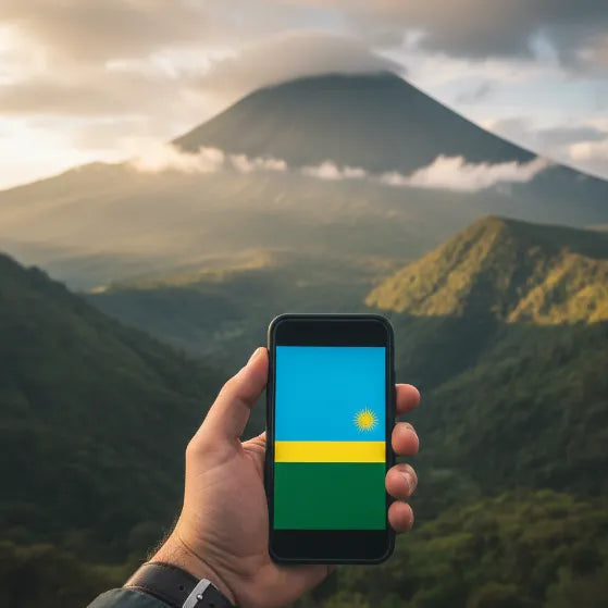 Airnetly eSIM for Rwanda – mobile internet for East Africa.