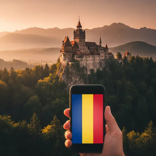 Airnetly eSIM for Romania – stable mobile network in Eastern Europe.