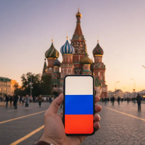Airnetly eSIM for Russia – digital SIM card for travelers.