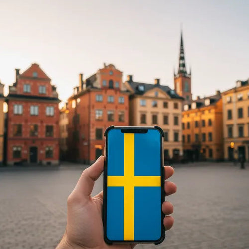 Airnetly eSIM for Sweden – High-speed data for Scandinavia.