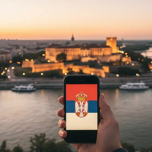Airnetly eSIM for Serbia – mobile internet without roaming costs.