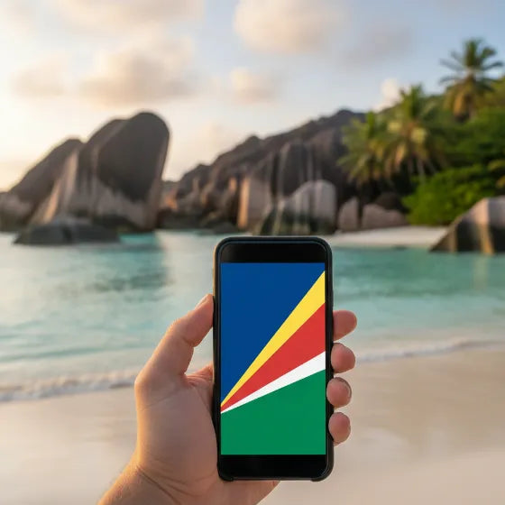 Airnetly eSIM for the Seychelles – holiday internet in the island paradise.