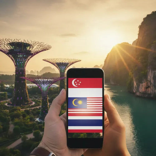 Internet Singapur, Malaysia & Thailand eSIM Paket