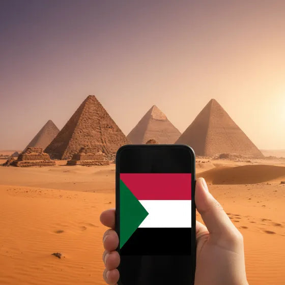 Airnetly eSIM for Sudan – mobile data connection on site.