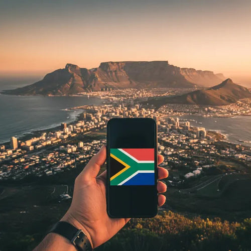 Airnetly eSIM for South Africa – Prepaid Internet for Cape Town and Kruger Park.