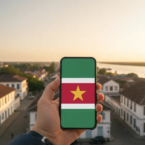 Airnetly eSIM for Suriname – mobile internet for South America.