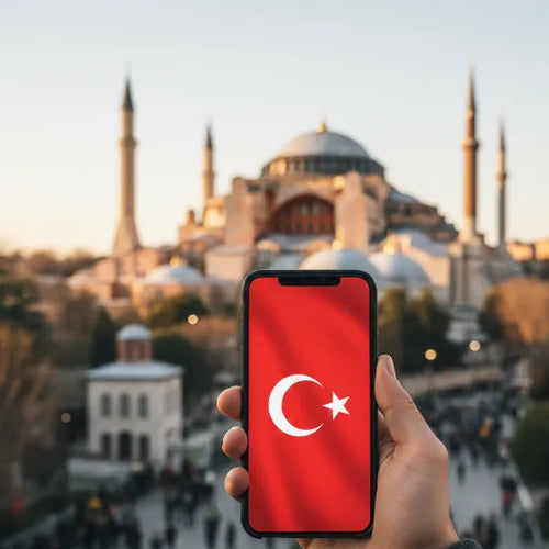 Airnetly eSIM für die Türkei – Prepaid-Daten ohne teure Roaminggebühren.
