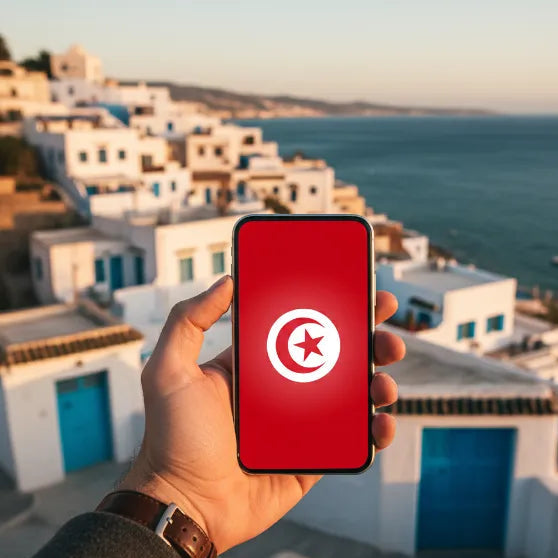eSIM de Airnetly para Túnez: Internet móvil confiable para tus vacaciones.