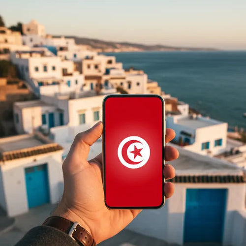 Airnetly eSIM for Tunisia – reliable mobile internet for your holiday.