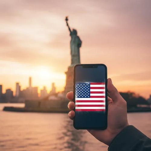 Airnetly eSIM for the USA – Prepaid data for New York, Florida, California.