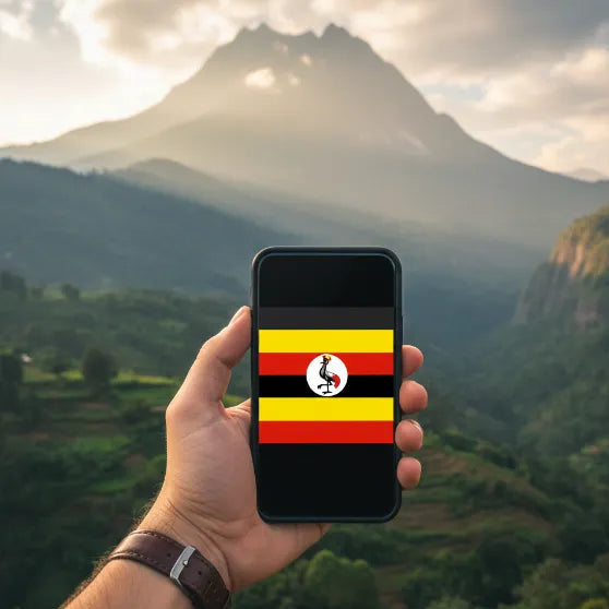 eSIM de Airnetly para Uganda: Internet móvil para África Oriental.