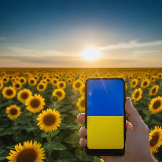 eSIM de Airnetly para Ucrania: conexión de datos móviles locales.