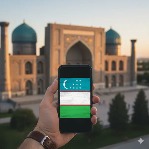 Airnetly eSIM for Uzbekistan – mobile internet for Central Asia.
