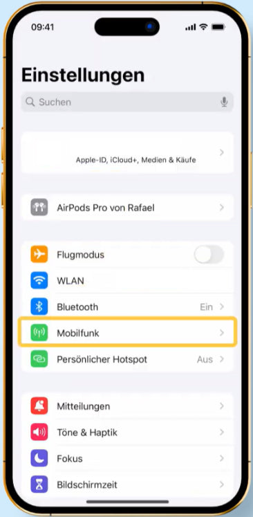 Screenshot iPhone Step 2