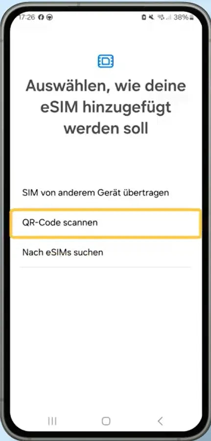 Screenshot Samsung Step 4